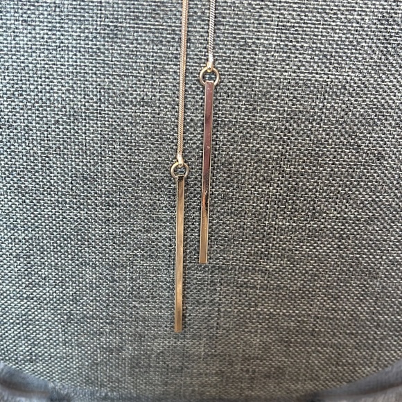 Knotted Lariat Necklace - Picture 5 of 8